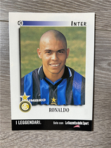 Ronaldo Official Card Advertising Card White Card Legend Card Inter Milan AC Milan Real Madrid Barcelona