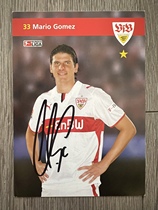 Gomez signed the official Cabayern Munich Stuttgart Bayern Germany Bundesliga