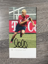 Lyle Autographed Official Card Bayern Munich Bayern 2002-2004 Season Germany