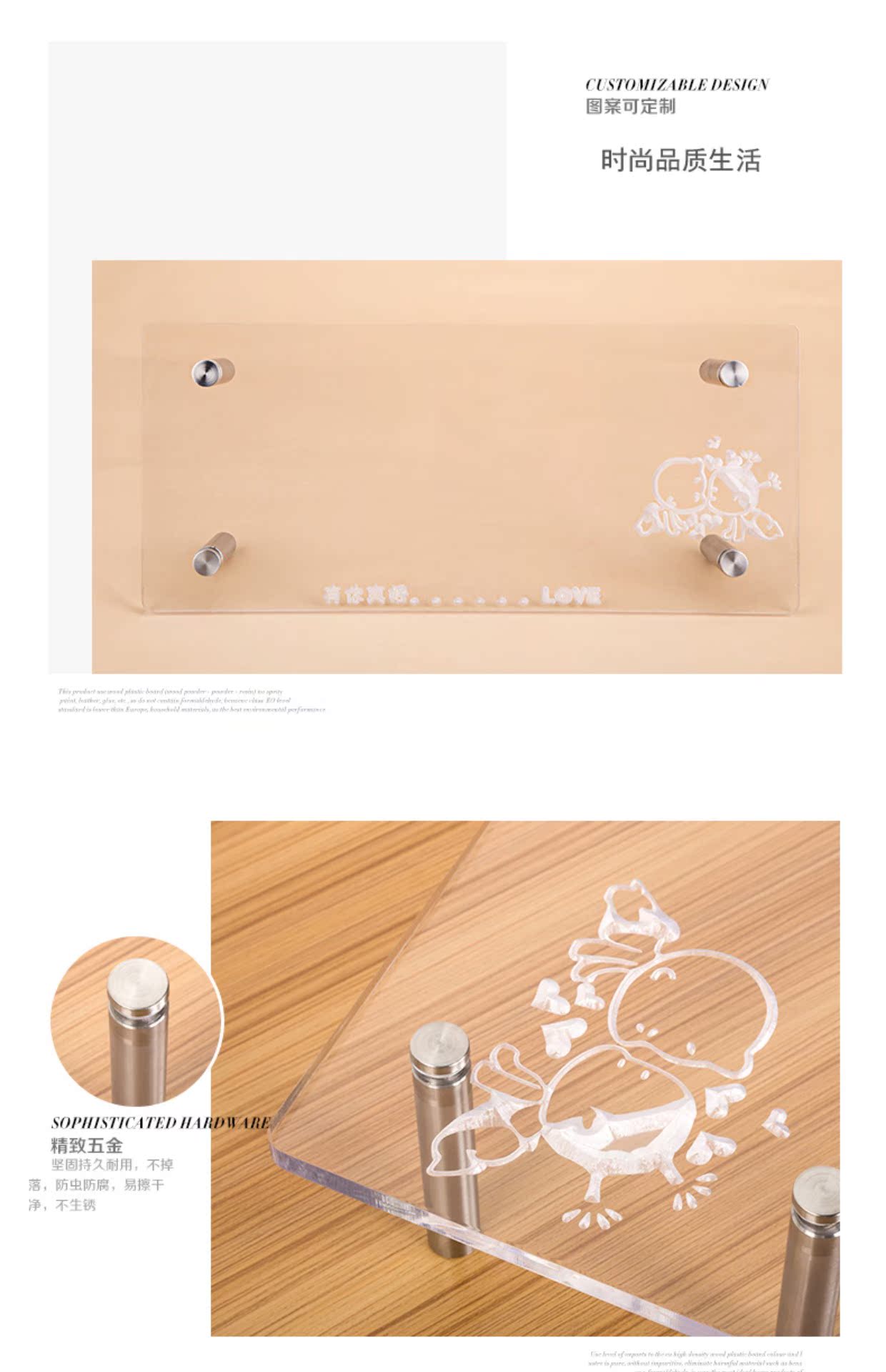 M005 kính acrylic lưu trữ máy tính TV khung TV Màn hình LCD hiển thị khung cơ sở phụ tăng - Kệ kệ decor