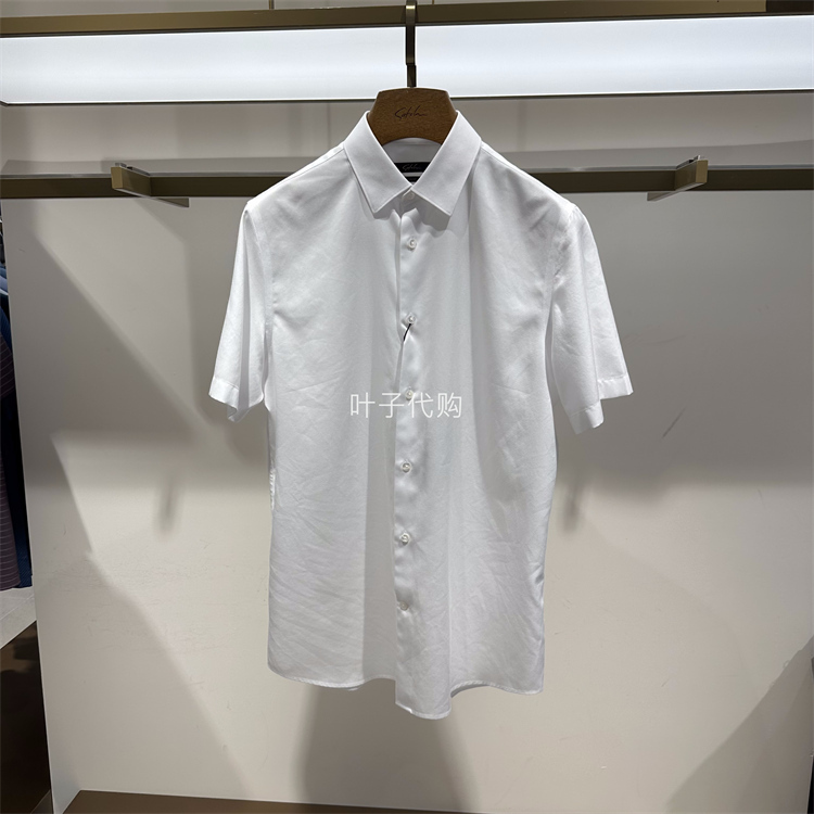 Satchi Genuine Men's Spring and Summer Short-Sleeved Shirts, Comfortable Classic Shirts, Business Casual Counters 1980