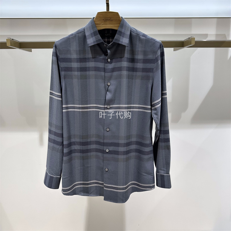 Satchi Men's Autumn and Winter Authentic Casual Long-Sleeved Shirt Classic Plaid Shirt Versatile No-Iron Special Edition 1780
