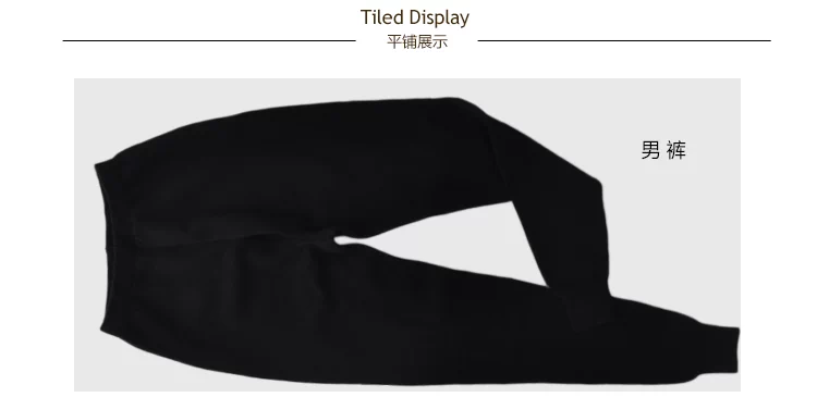 Ưu đãi đặc biệt cumin cashmere mùa thu và mùa đông dày lên cho nam và nữ trẻ em quần cashmere quần legging cha mẹ trẻ em bộ đồ thể thao đẹp cho cả nhà