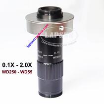Large View C Mouth Microscope Lens 100 Times Professional Industrial Digital Electronic Camera Video High Times Lens