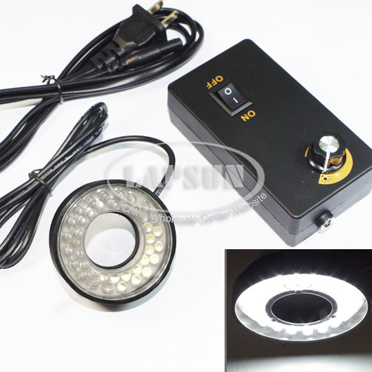 40 LED28mm 46mm threaded single cylinder lens microscope light source light source adjustable ring mirless light source