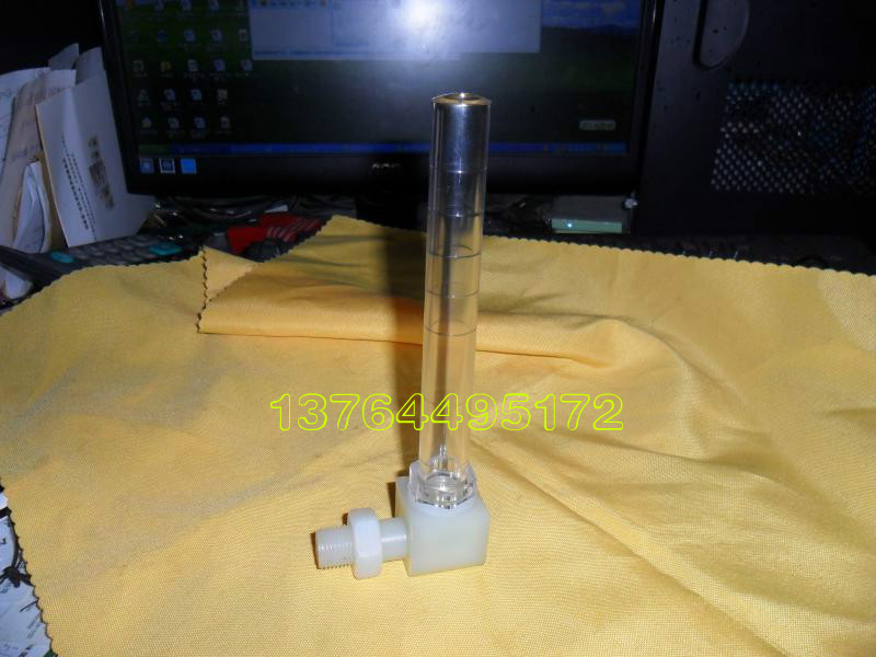 Long oil standard tubular cursor right angle organic glass cursor 100mm 16 * 1 5