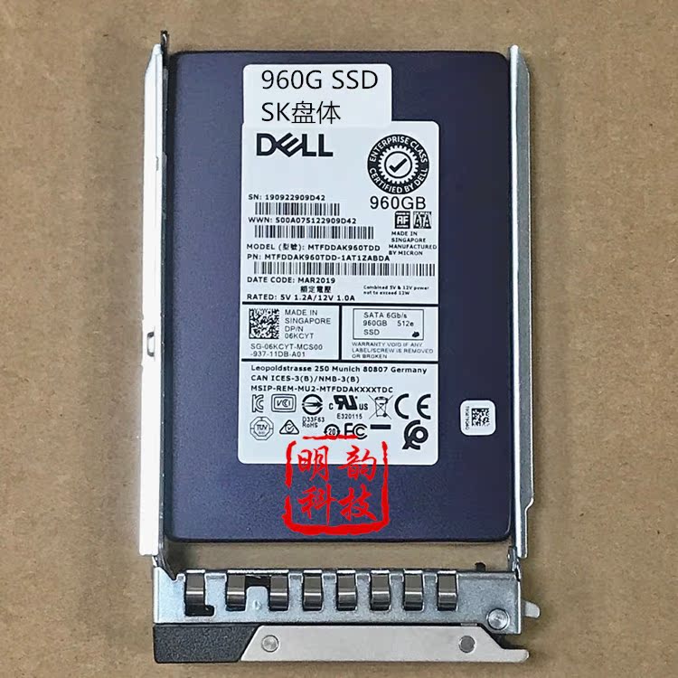 Dell Dell 960G SSD SK disk server disk storage disk Dell Warranty 3 years day release