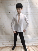 Danse Dance Boy Spring Summer Training Latin Dance Costumes Thin stretch Latin to serve dance pants Practicing Costume
