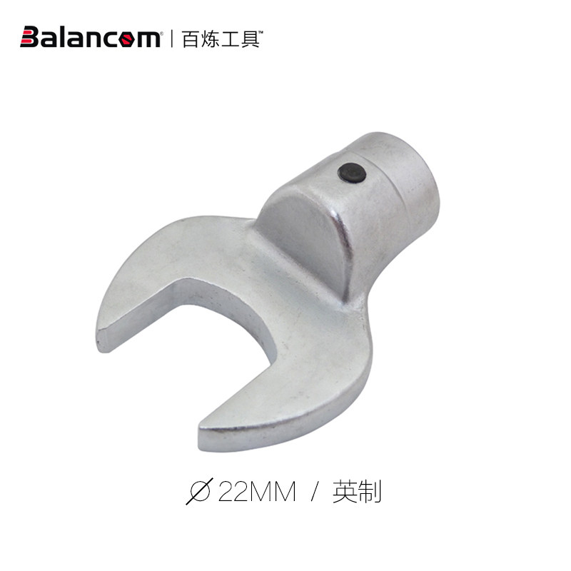 Imported inch round interface 22mm replaceable torque wrench to open oral Tongshida style