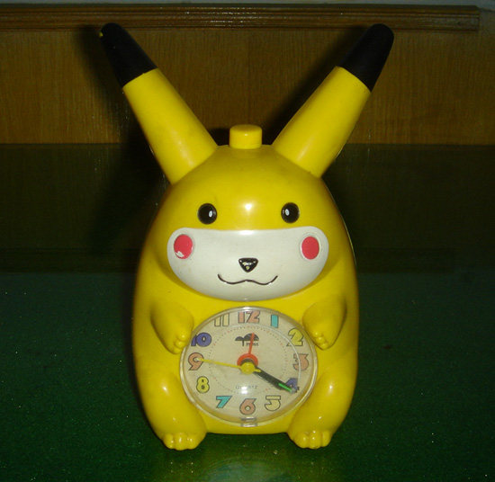 Nostalgic electronic cartoon alarm - Pikachu alarm watch after 80s memory collection props set