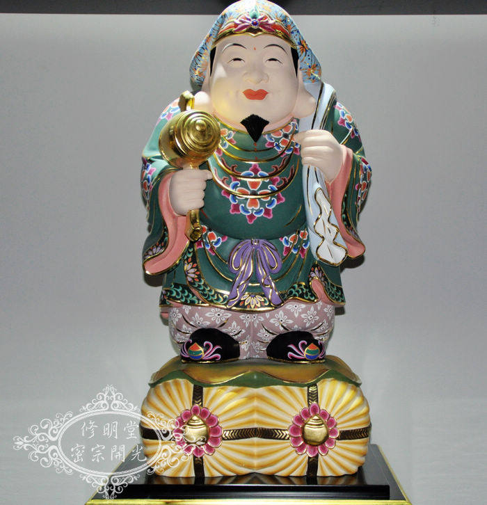 修明堂 镇店版收藏单品 香樟木大黑天财神 密宗东密摩诃迦罗神