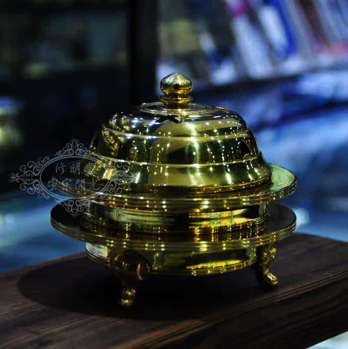 修明堂 特惠 日本 24K镀金 火舍香炉 佛具 供具 大黑天礼佛供奉