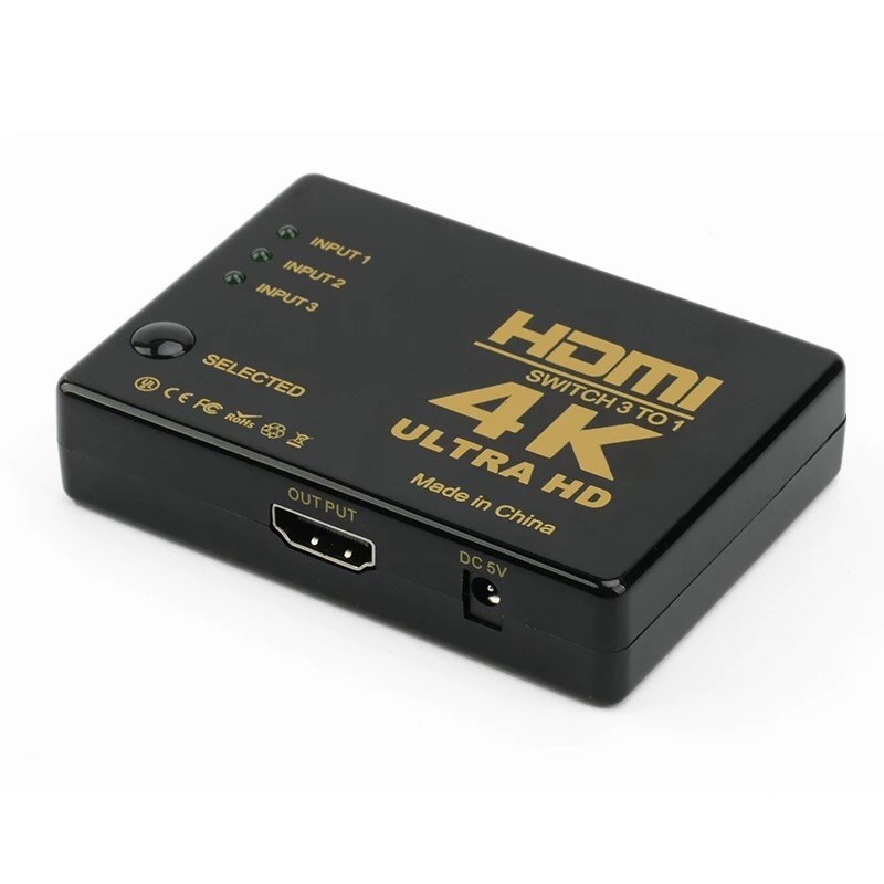 HDMI switcher Remote control 3 in 1 out hdmi Dispenser Three-in HD 4K TV divider-Taobao