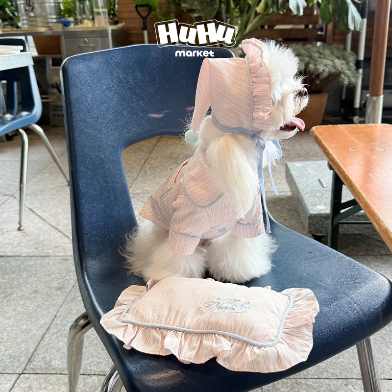 Huhu Dog Pajamas Shirt Pet Pajamas Striped Clothes Cat Pajamas Pet Fashion Shirt