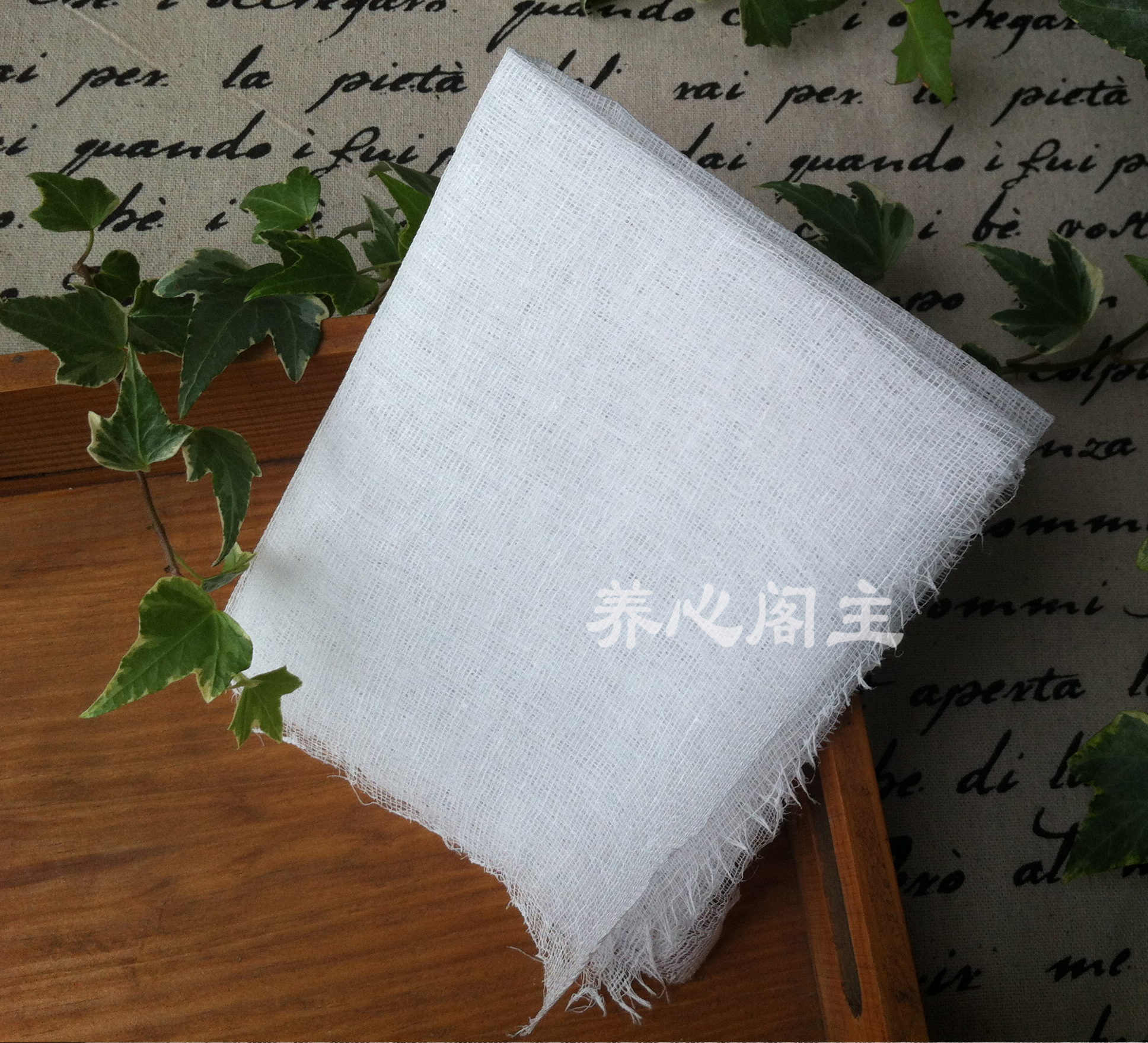 Lock line sizing gauze hand-stitched butterfly inner page binding diy handmade book accessories two cold yarn