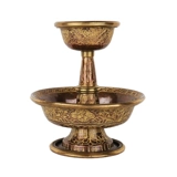 Кубок медного ухода Непал Ручная работа золота и резьба из меди для чашки домашнего настольного мастерства Большая труба