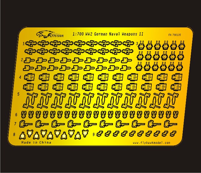 1 700 Eagle Xiang Model FH700135 World War II German Navy Weapons II
