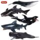 Children's Toys Solid Realistic Marine Life Model Great White Shark Megalodon Whale Shark Tiger Shark Blue Whale Figurine