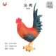 Simulated Animal Model Farm Rooster Poultry Solid Ornaments Kidsren's Enlightenment Toys Science and Education Cognitive Decorative Ornaments