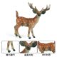 Children's Simulated Wild Animal Deer Model Toy Solid Sika Deer White-Tailed Deer Elk Christmas Decoration Ornament