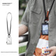 SUMAYZOYCHOOK lanyard card set male and female bus work card card protection cover card bag hanging neck card bag