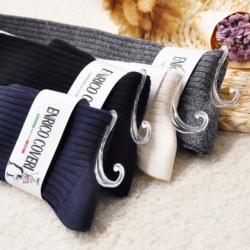 Autumn Winter Over Knee Long Barrel Socks Women's Striped Bubble Socks Long Version Korean Version Pure Cotton Student Jk Long Socks Day Department Semi-Cut Socks