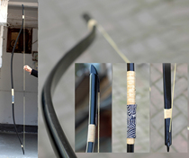 Japanese and bow-cos and bow-Japanese bow and arrow