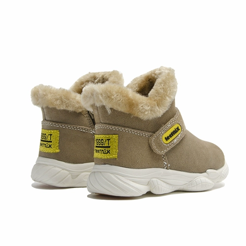 Детские зимние нескользящие лыжные туфли, утепленные сапоги для девочек, ботинки, подходит для подростков