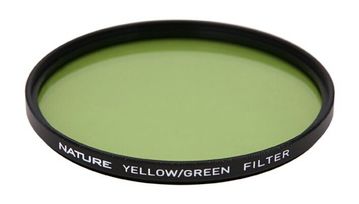 Nature full colour filter yellow green filter 72mm large painting of film black and white photographic lens filter-Taobao