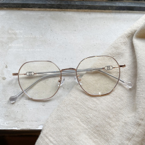 RUNA HOME medieval retro wind Pearl ice gray thick frame high myopia anti blue light myopia frame