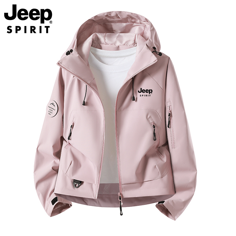 Jeep Short Jacket for Women 2026 New Early Spring Petite Size Super Stylish High-End Outdoor Hiking Jacket
