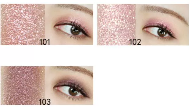 Hàn Quốc Amore Amore Mono Eyeshadow MONO EYES Pearlescent Matte hơi lấp lánh Màu đất đỏ tía. - Bóng mắt