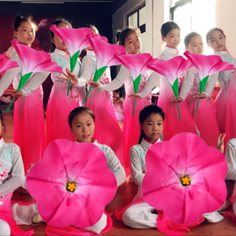 Kindergarten Dancing Hand Flowers Twist Seedlings Song Hands of the Flower Games Admission Creative Performance Dance Props Horn Flowers