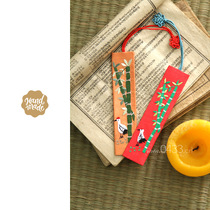 Korean imported fabric hand-embroidered bookmarks for students and teachers day gifts with random colors shipped H-P10806