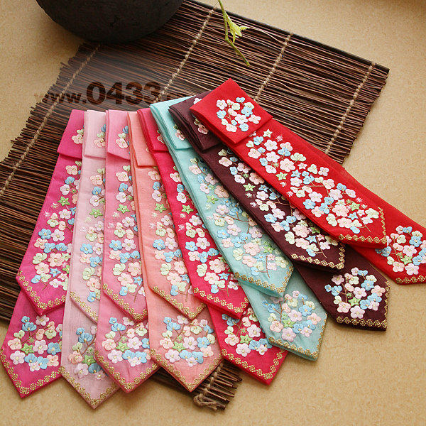 Korea Original Dress Import Embroidered Hair Ring Children Girls Stage Performance Headwear Hanfu Hair Accessories Hair Ring H-P01110