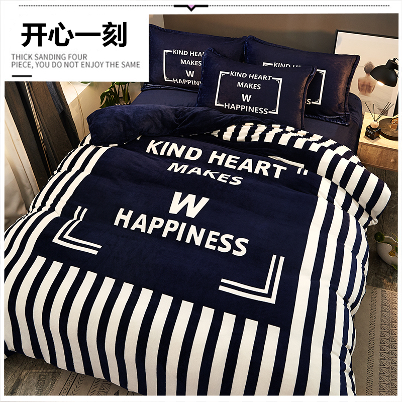 Quilt mảnh duy nhất của pháp luật nhung dày Levin mùa đông cartoon sang trọng hai mặt nhung cashmere flannel đôi hô singles chăn - Quilt Covers chăn mỏng mùa hè