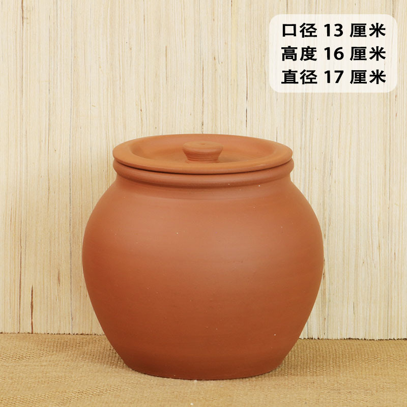 Handmade Clay Pot with Lid for Feng Shui, Used to Protect the Home and Attract Wealth, Pure Clay Pot, Yellow Clay Gourd, Unglazed Jar, Pottery Jar Handmade Clay Pot with Lid for Feng Shui, Used to Protect the Home and Attract Wealth, Pure Clay Pot, Yellow Clay Gourd, Unglazed Jar, Pottery Jar