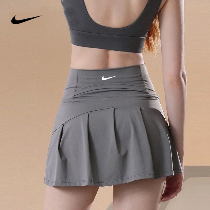 Nike Nike Sports Short Skirt for Women, High-Waisted, Slimming, Anti-Exposure, Badminton, Tennis Training Wear, Yoga Pleated Skirt Pants Nike Nike Sports Short Skirt for Women, High-Waisted, Slimming, Anti-Exposure, Badminton, Tennis Training Wear, Yoga Pleated Skirt Pants
