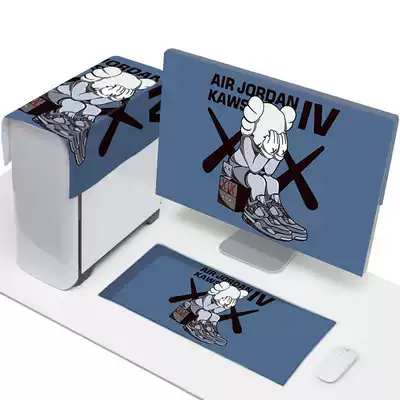 Computer dust cover Desktop display cover cloth Cute fabric cover cover dust cover cloth Portable display cover