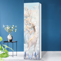 Square Air Conditioning Hood Dust Cover Grid Force Beauty Vertical Cabinet Hood Hood Full Bag Dust Cover Air Conditioning Modern