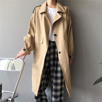 2021 spring new Korean version of long trench coat coat female English style long sleeve loose fashion casual coat