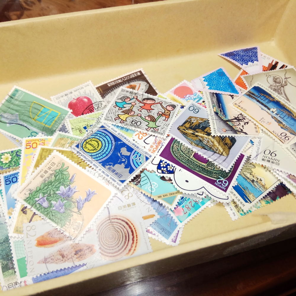 Japan commemorative used stamps 20-1000 different non-ordinary package express cartoon hand account sticker blind box