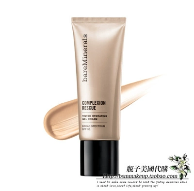 Kem nền dạng gel lỏng khóa nước khoáng bareminerals chính hãng / kem dưỡng ẩm có màu dưỡng ẩm không nhờn nhẹ - Nền tảng chất lỏng / Stick Foundation