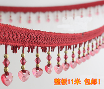 (Whole board) Love Beads Lace Table Cloth Trim Spike Curtain Accessories Hanging Beads Sand Beads