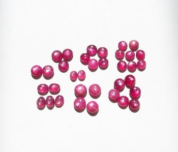 Natural star ruby with clear star lines and low price