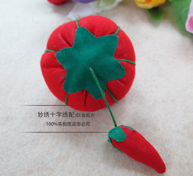 Miao công cụ thêu khâu dễ thương cà chua kim chèn kim thêu kim pp bông helper tốt - Công cụ & phụ kiện Cross-stitch chỉ thêu