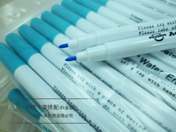 bút tan Authentic nước Adger hủy bút xanh sợi kết thúc ngay lập tức ngói khâu Pen Pen Quần áo - Công cụ & phụ kiện Cross-stitch khung thêu có chân