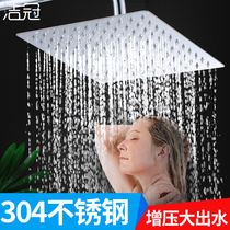 304 stainless steel shower top spray pressurized shower head single head bathroom bath shower shower shower head