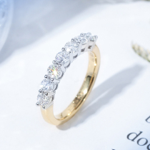 Wanlun jewelry 18k platinum diamond ring group inlaid gold ring diamond ring female marriage marriage proposal