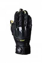 Knox mechanical bones short section 4th generation unobstructed lace pure leather motorcar race car anti-fall competitive men and women gloves